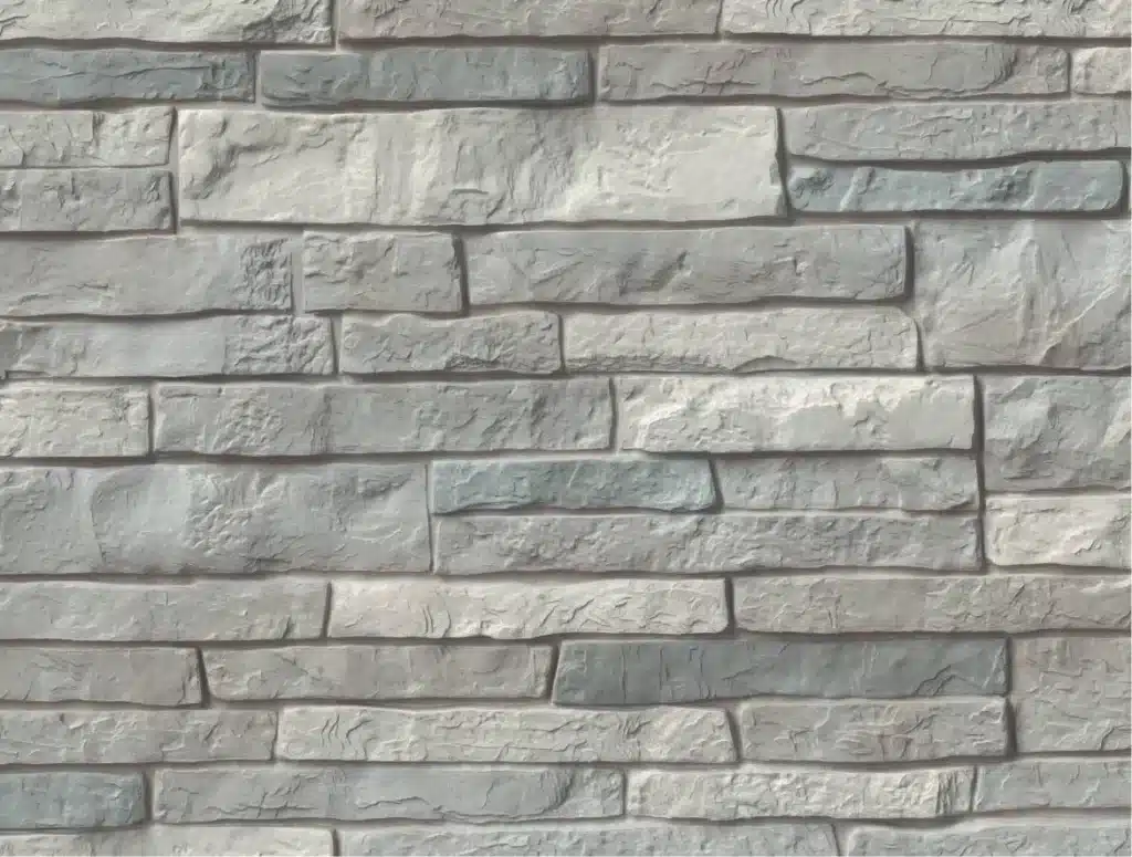 stacked stone accents